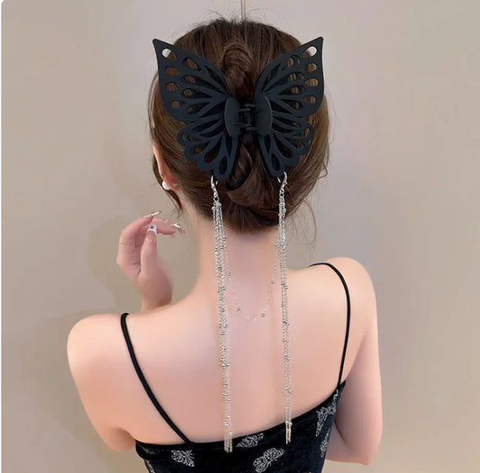Back Tie Hair Accessory - Elegant Bow Hair Clip for Women
