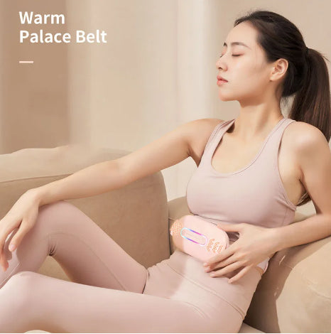 Heating Belt for Menstrual Cramps Relief - Portable Heated Waist Wrap